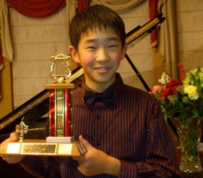 Roger Wang with Richmond Music Festival Gala Concert Award